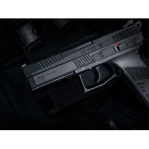 ASG CZ P-09 Gas Blowback Pistol w/ Hard Case, Black, Metall, Blow Back (17657)